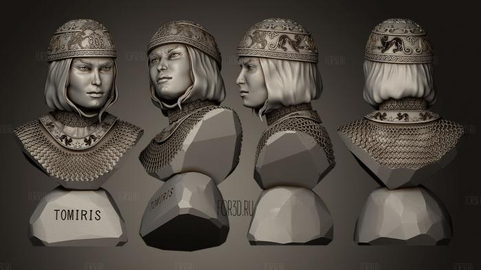 ТОМИРИС 3d stl модель для ЧПУ